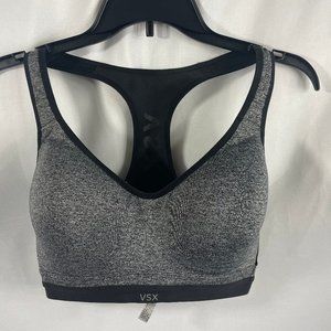 Victoria's Secret Grey VSX Racerback Sports bra  Size 32DDD